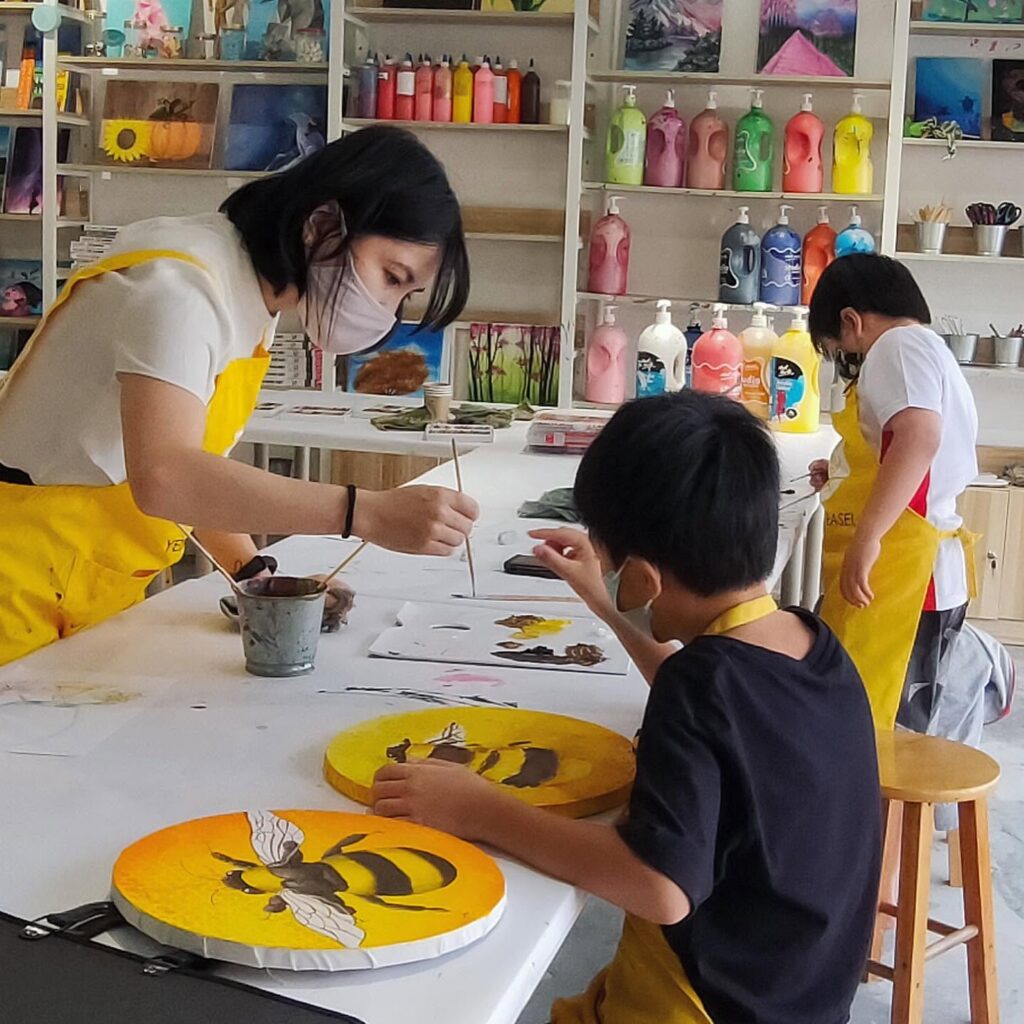 Yellow Easel