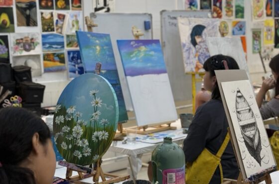 Yellow Easel